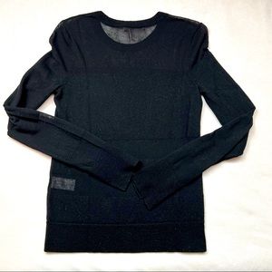 rag & bone Black Crew Neck Sweater